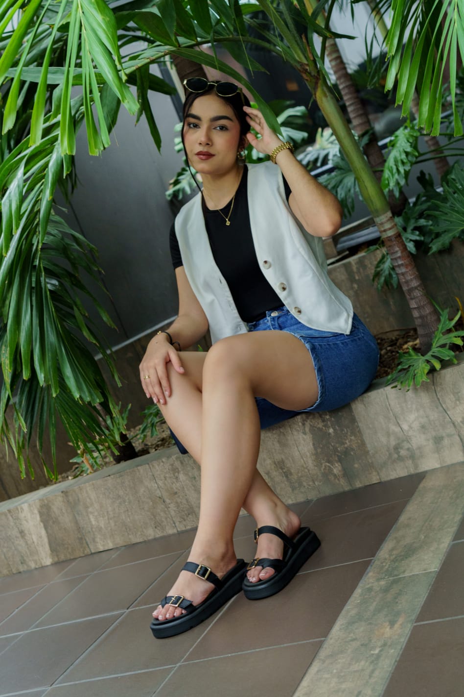 Sandalias Para Dama Negra